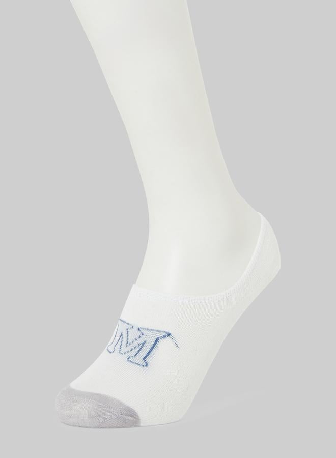 Styli Pack of 5 - Graphic Print No Show Socks - Image 4