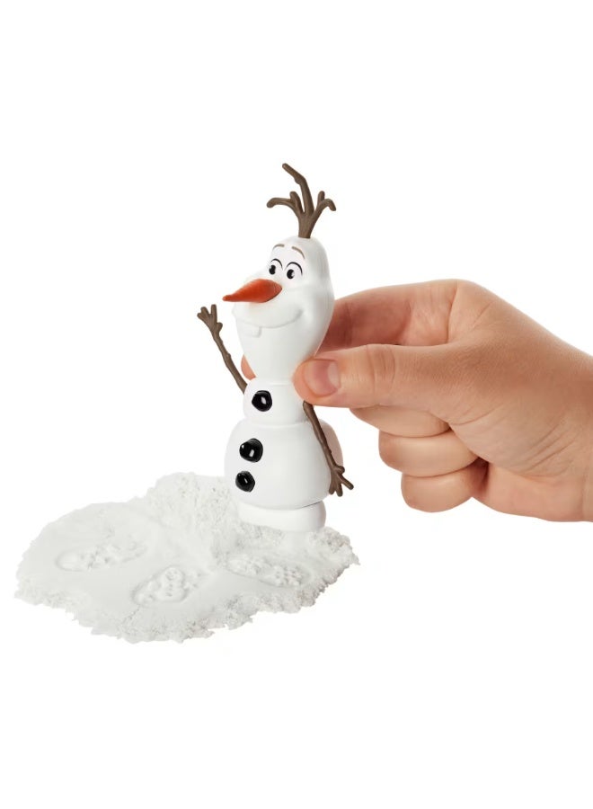 Disney FROZEN Frozen Elsa Fashion Doll & Sand Set With Olaf Figure, Moldable “Snow” Sand & 4 Stampers, Elsa & Olaf Adventures, Inspired By Disney Movie - Image 4