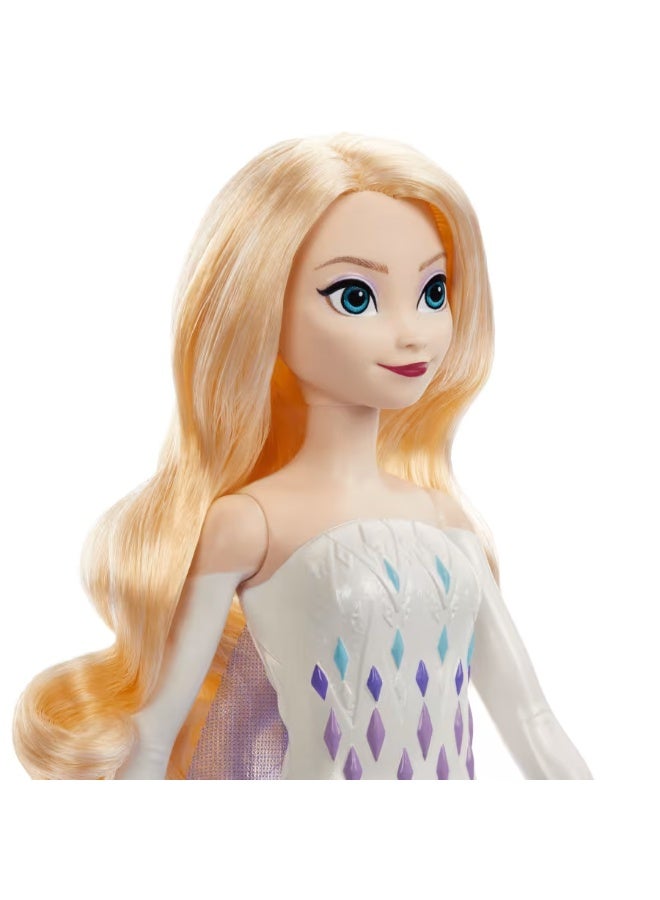 Disney FROZEN Frozen Elsa Fashion Doll & Sand Set With Olaf Figure, Moldable “Snow” Sand & 4 Stampers, Elsa & Olaf Adventures, Inspired By Disney Movie - Image 3
