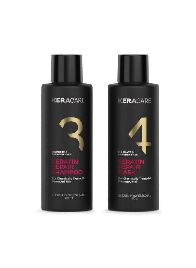 Godrej Professional - Kerasmooth Keratin Treament No Formaldehyde Monodose 60Ml X 4 Bottles - Image 1
