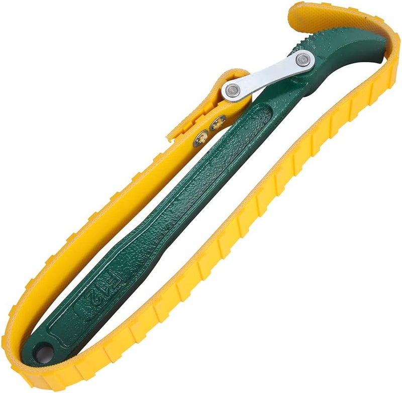 BMB TOOLS Rubber Strap Oil Filter Wrench - 16Inch | for Motorcycles/Car/Trucks Repairing | Adjustable Oil Filter Plier | Oil Filter Wrench Adjustable Oil Filter Removal Tool | Ideal For Engine Filters - Image 1
