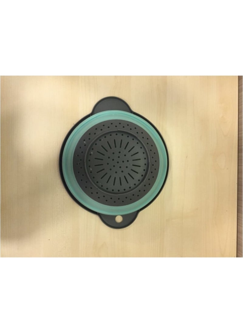 Koopman Folding Silicone Strainer Double Handle 22 cm 