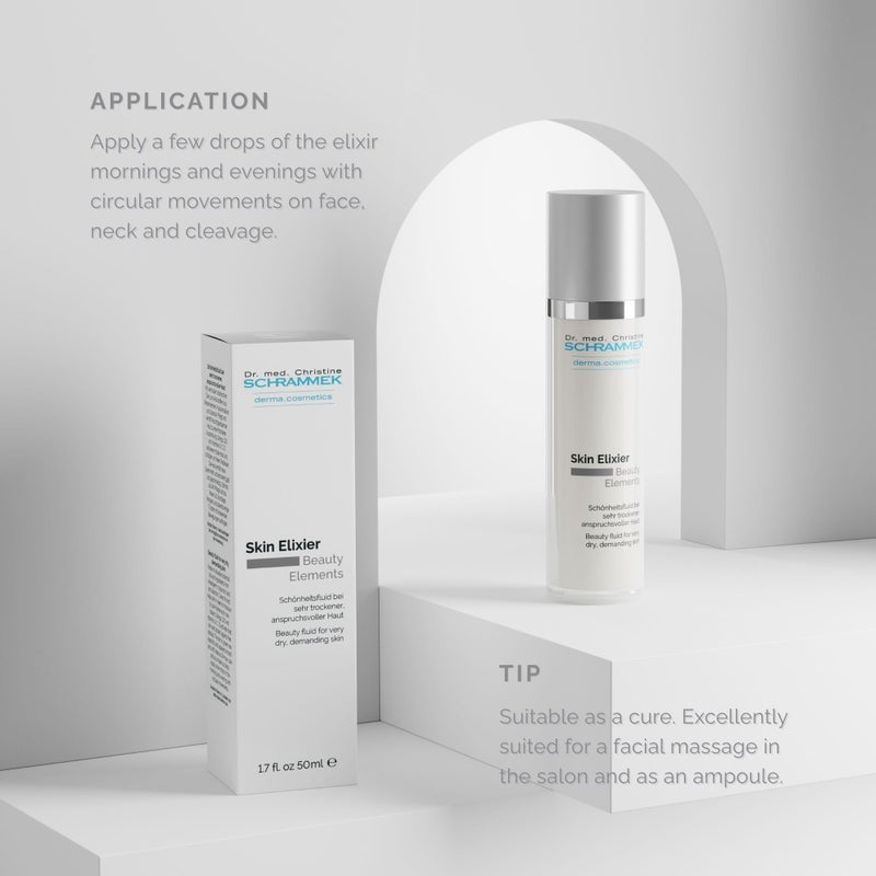 Schrammek Skin Elixir (50 ml) - Botanical Beauty Fluid with Hyaluronic Acid & Coenzyme Q10-24h Hydration & Makeup Base - Paraben-Free - Dr - Image 4
