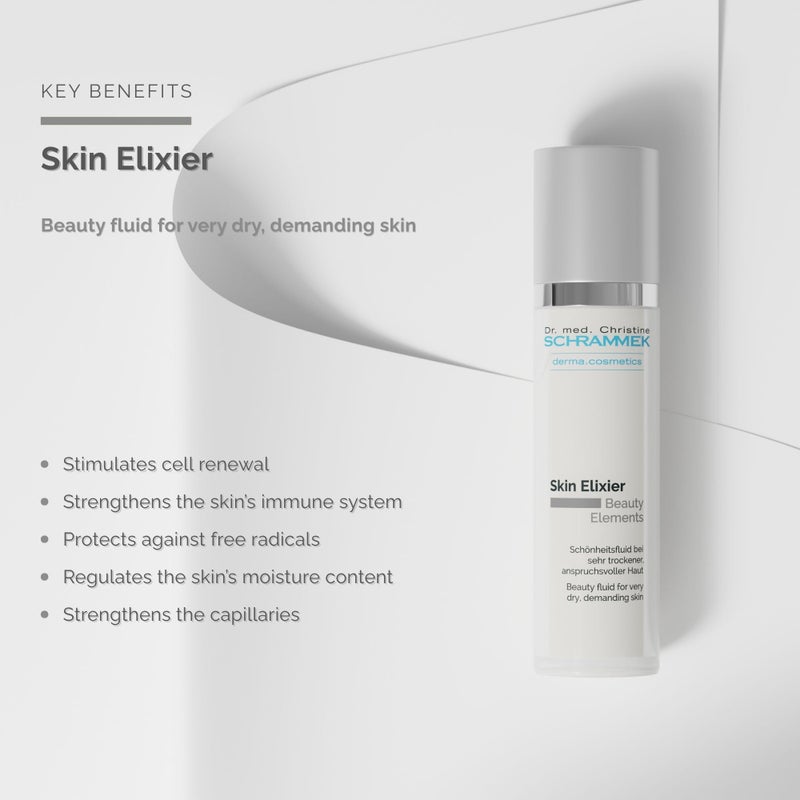 Schrammek Skin Elixir (50 ml) - Botanical Beauty Fluid with Hyaluronic Acid & Coenzyme Q10-24h Hydration & Makeup Base - Paraben-Free - Dr - Image 2