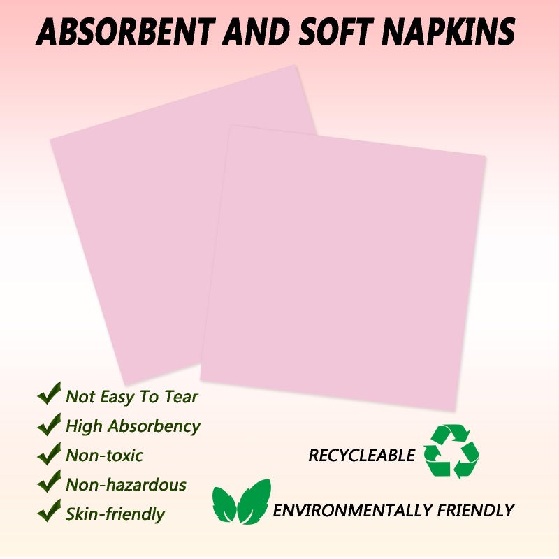 Lyfree 72 Pcs Pink Paper Plates 7In Disposable Dessert Plates Napkins And Forks Party Tableware Set Decoration Supplies For Birthday Baby Shower Wedding Holiday Bridal Shower Party  Serve 24 - Image 4