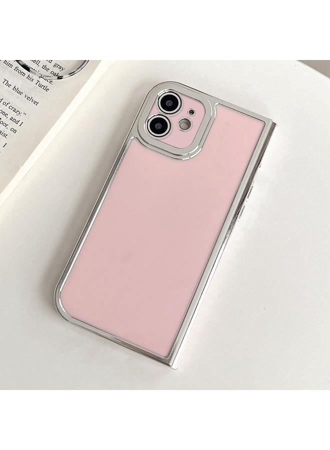S-TOP Case For iPhone 12 Electroplated Solid Color Fine Hole TPU Phone Case - Image 1