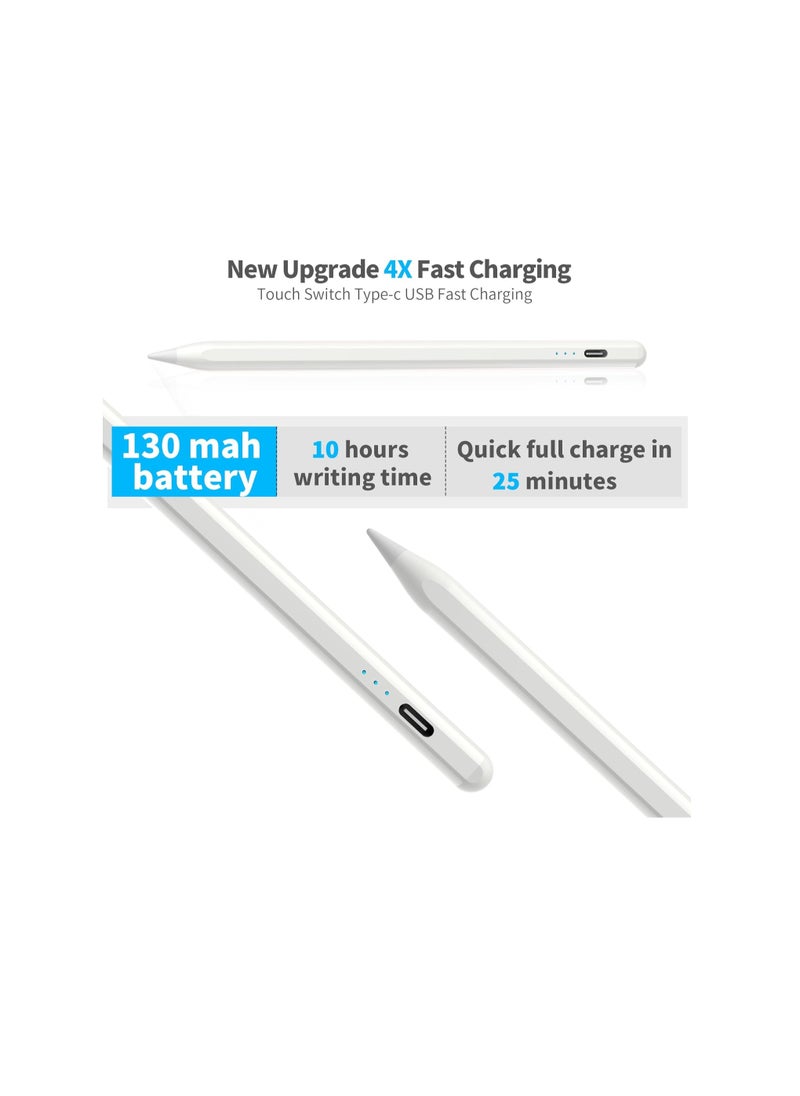 Generic - iPad Pencil 2nd Generation Compatible with Apple Pencil with Power Display with Palm Rejection Tilt Feature, iPad 10th/9th/8th/7th Gen, iPad Pro 11/12.9 inch, iPad Air 5th/4th/3rd Gen, iPad Mini - Image 1