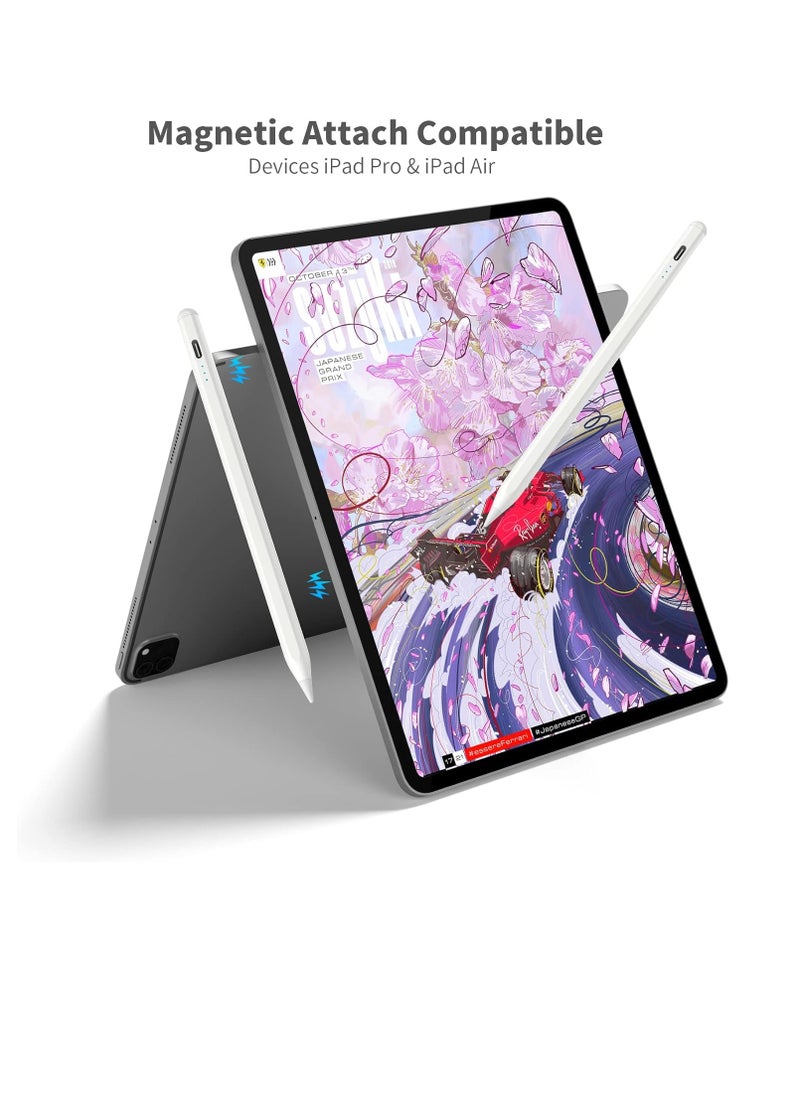 Generic - iPad Pencil 2nd Generation Compatible with Apple Pencil with Power Display with Palm Rejection Tilt Feature, iPad 10th/9th/8th/7th Gen, iPad Pro 11/12.9 inch, iPad Air 5th/4th/3rd Gen, iPad Mini - Image 1