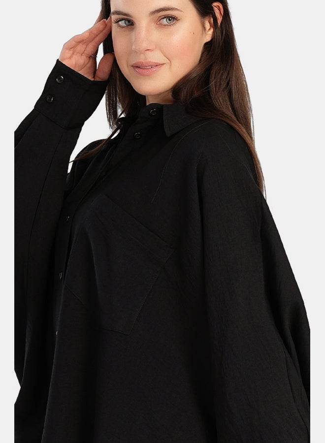 Carina Oversized Poncho Shirt - Image 3