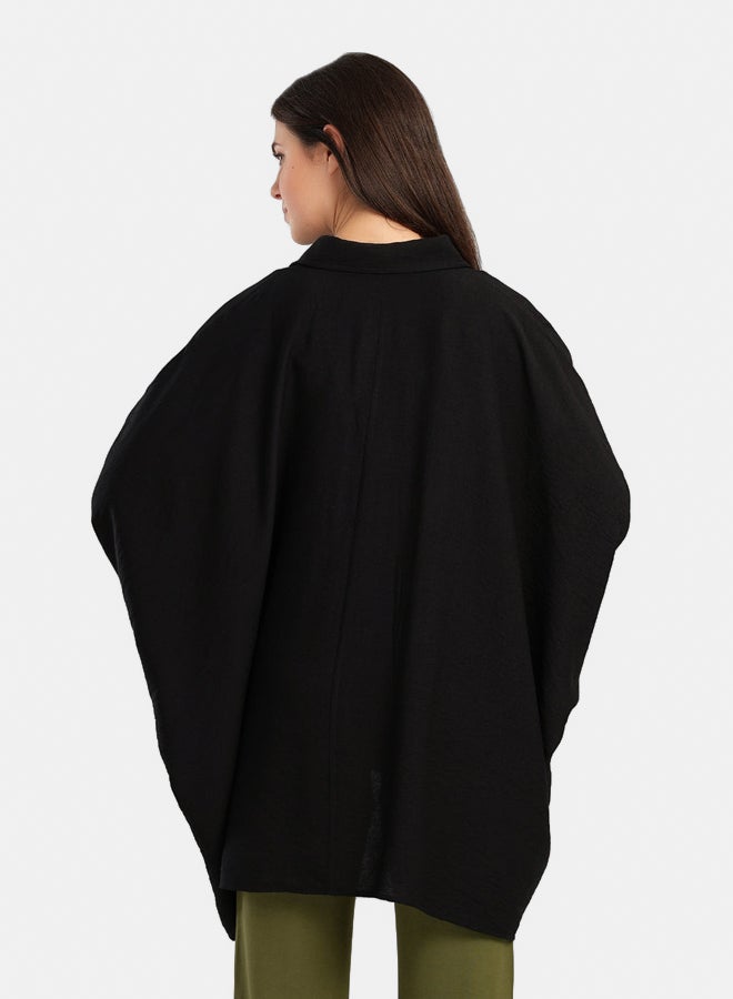 Carina Oversized Poncho Shirt - Image 2