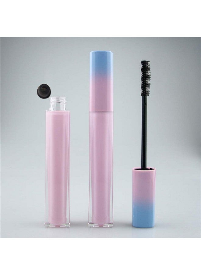 lasenersm 3 Pieces 7Ml Luxury Reusable Empty Mascara Tubes With Eyelash Wand Empty Bottle Tube Container For Eyelash Growth Oil Mascara With Brush And 3 Funnels Home And Travel Use Pink Gradient - Image 3