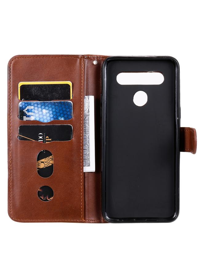 S-TOP Case For LG K41S / K51S Fashion Calf Texture Zipper Horizontal Flip Leather Case with Holder & Card Slots & Wallet - Image 4