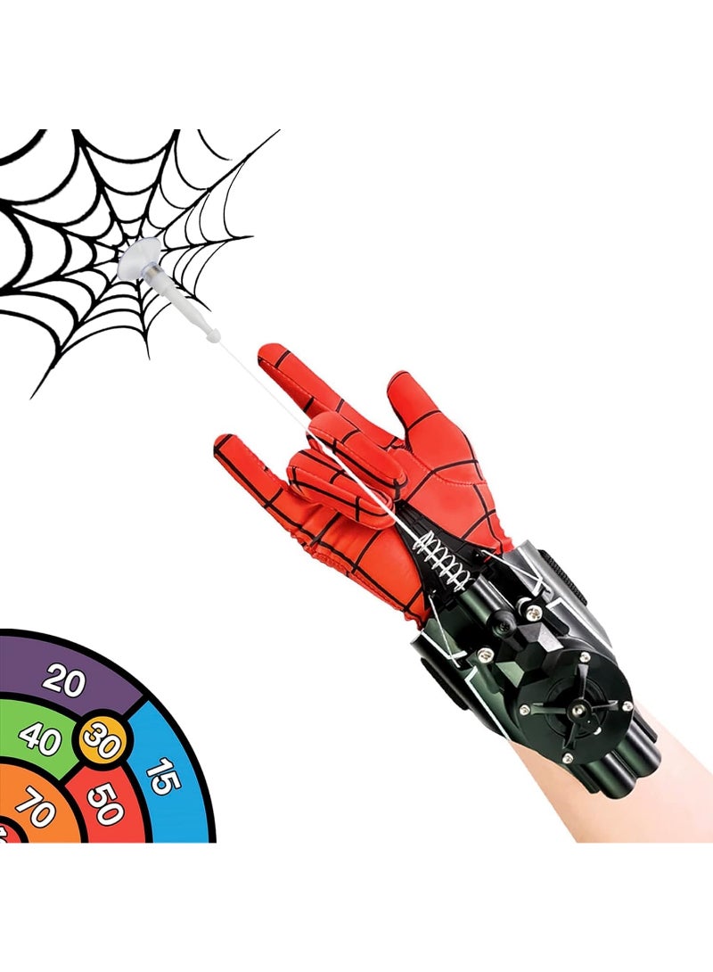 AROAQ Web Shooter Automatic Winding Rope Launcher 9.4Ft USB Charging Electric Shooting Gift Role Playing Superhero For Kids Black - Image 1
