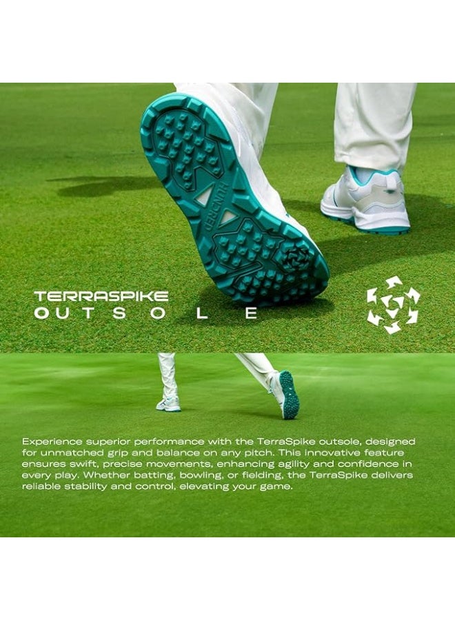 هندرد حذاء كريكت هاندرد هايبرترف - أبيض / أخضر فاتح - Image 4