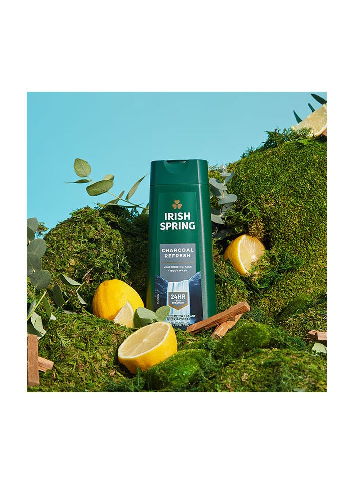 أيريش سبرينج غسول الجسم المنعش بالفحم، 20 أونصة، 591 مل - Image 1