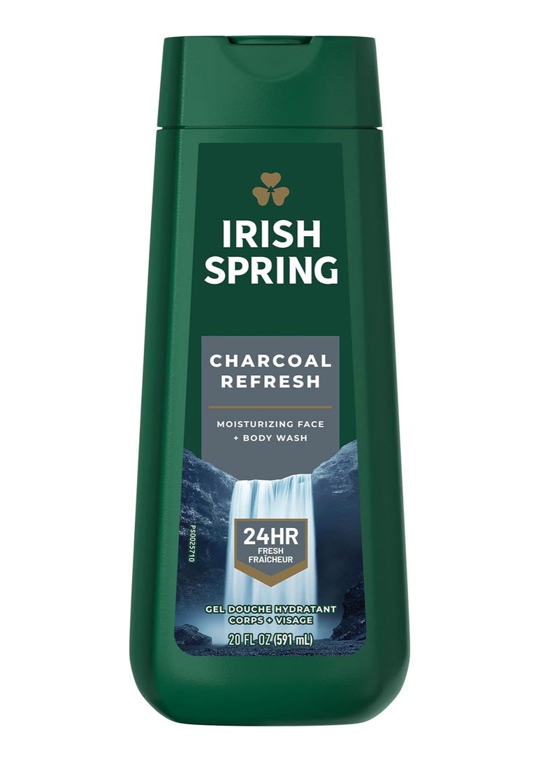 أيريش سبرينج غسول الجسم المنعش بالفحم، 20 أونصة، 591 مل - Image 2