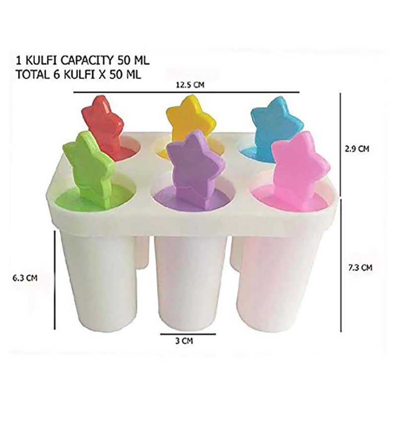SBA PRIME Ice Cream Candy Kulfi Maker Mould Ice Stick Trays Combo (Pack of 2) | Reusable Plastic Ice Popsicle Mould Set for Home Kitchen Summer Desserts & Frozen Treats - Image 5