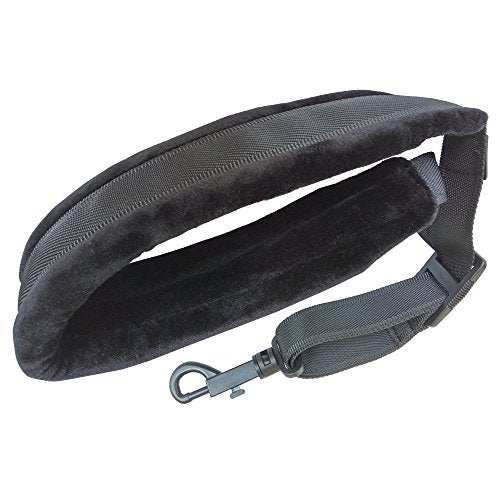Xinlinke Xinlink Professional Black Colored Padded Alto Tenor Saxophone Neck Strap with Locking Snap Hook for Sax Player Music Instrument - Image 2