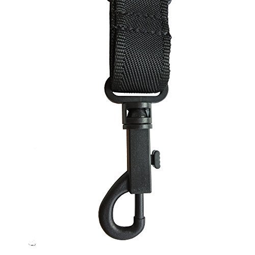 Xinlinke Xinlink Professional Black Colored Padded Alto Tenor Saxophone Neck Strap with Locking Snap Hook for Sax Player Music Instrument - Image 5