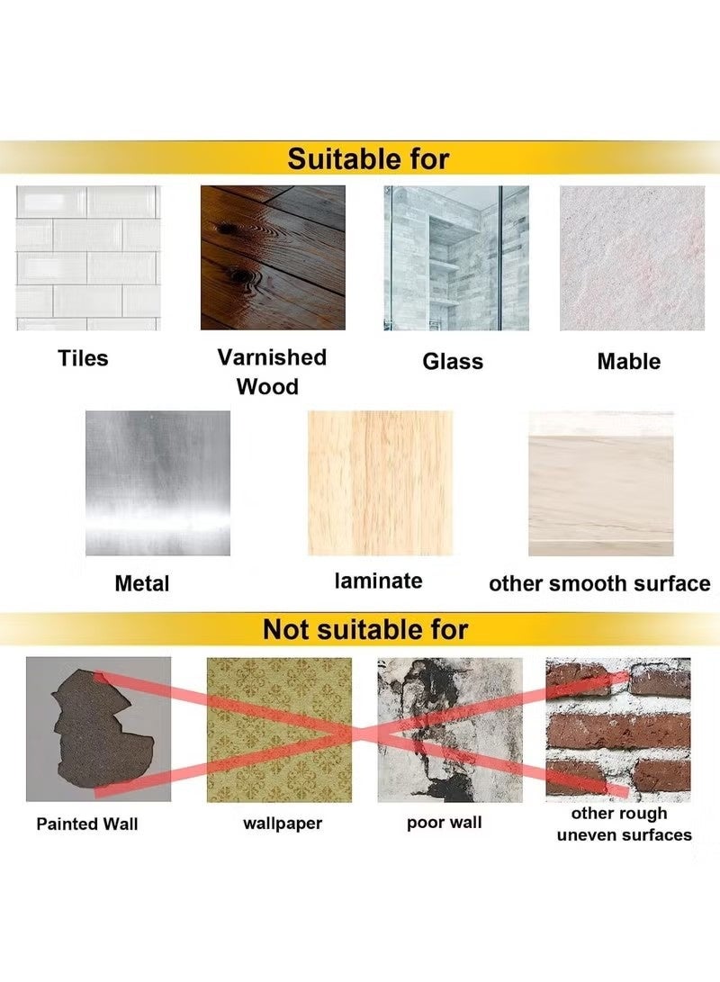 20 Pack Self Adhesive Plastic Wall Hooks - Heavy Duty 5.9 lbs Max - Picture Hangers for Home and Office Decor, Easy Hooks for Wall Decoration - Image 3