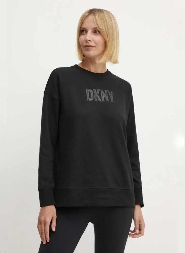 DKNY Sport Crew Neck Longline T-Shirt