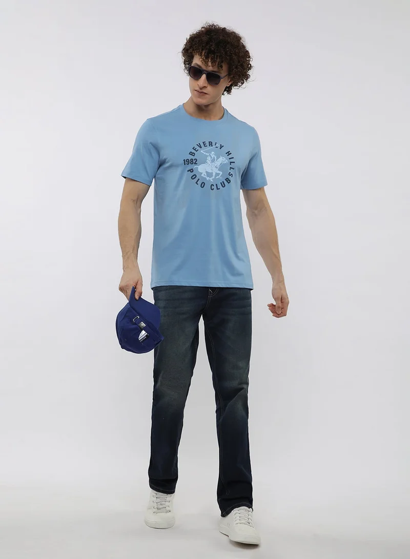 BEVERLY HILLS POLO CLUB  Graphic Crew Neck T-Shirt for Men | Best Price UAE