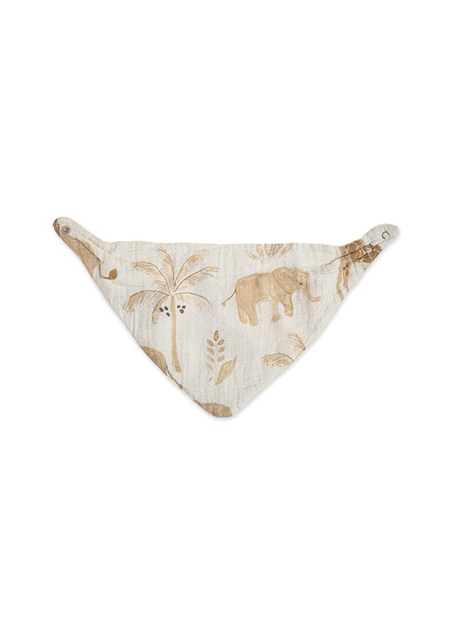 Crane BABY - 3 Pieces Kendi Muslin Bib Set, One Size - Image 1