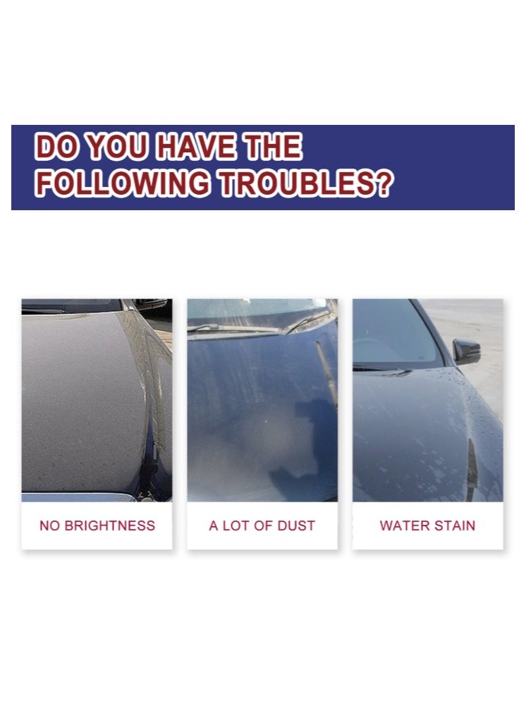 RAYHONG Multi-Functional Coating Renewal Agent, 3 in 1 High Protection Quick Car Coating Spray, 3 in 1 Ceramic Car Coating Spray, Plastic Parts Refurbish Agent 120ML  - Image 3