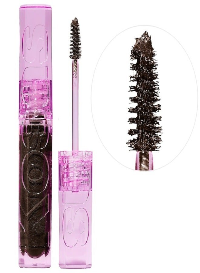 Kosas Kosas Air Brow Tinted Clean Volumizing Eyebrow Gel 3.7g - Brown Black - Soft Brown Black Full, Fluffy & Defined Brows  - Image 1