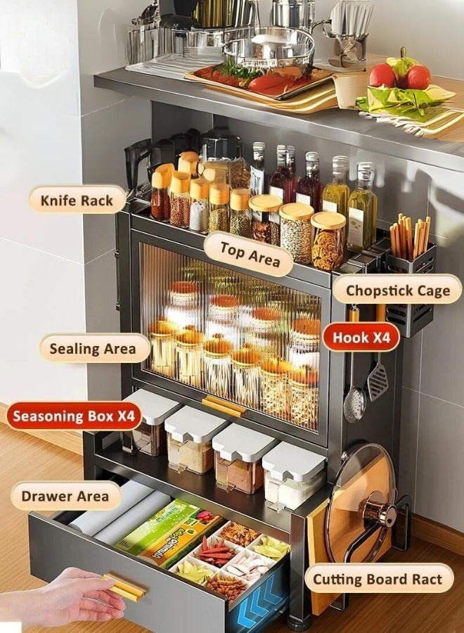 شي ون منظم لتخزين أدوات المطبخ متعددة الاغراض - Image 3