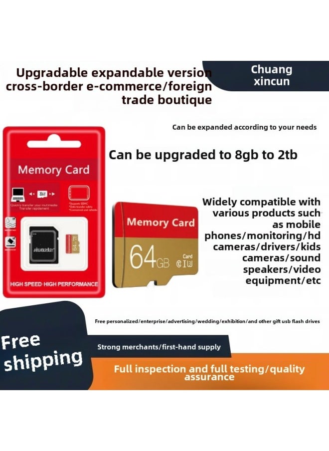TF Card Upgrade Expansion Memory Card 8G Memory Card 32g64g Expansion 1TB Memory Card Export-Color:Double Card Packaging-Capacity:1GB (2GB--1TB)  - Image 2