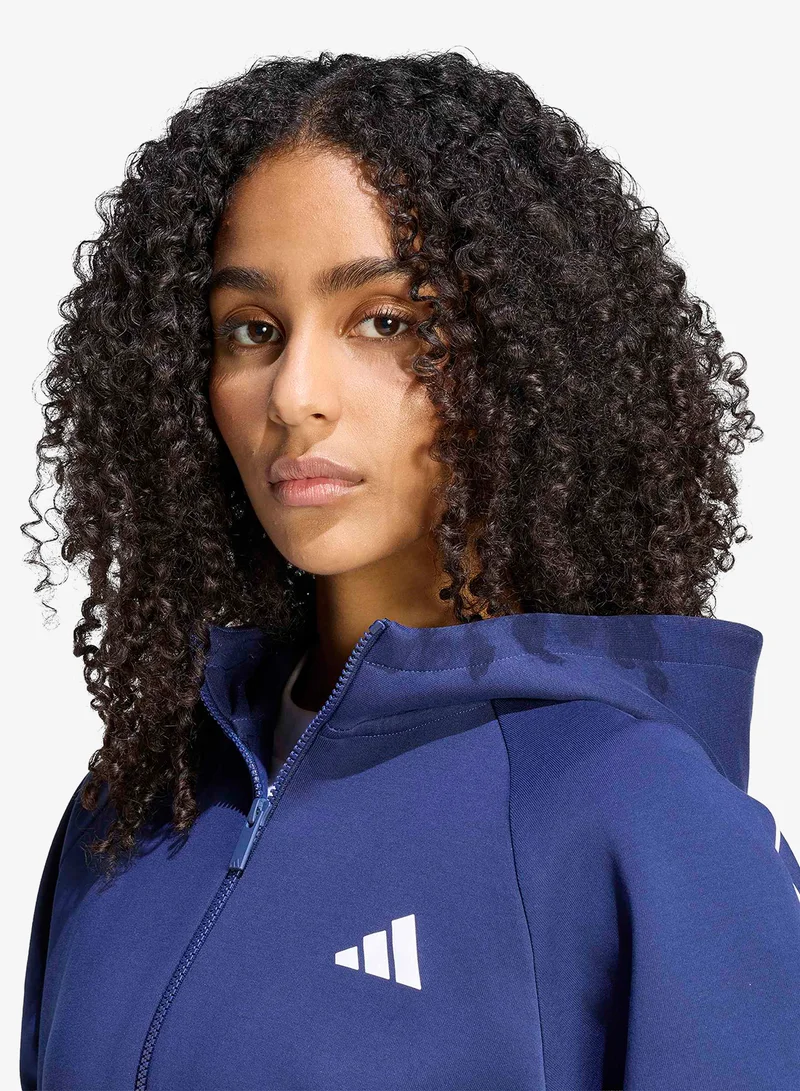 Adidas DKBLUE Stadium Small Logo Hoodie for Women | Best Price UAE