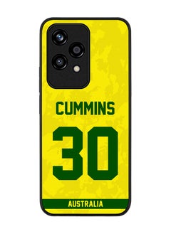 Stylizedd Rugged Black edge case for Honor 200 Lite, Slim fit Soft Case Flexible Anti Drop TPU Gel Thin Cover - Team Australia Pat Cummins, Jersey No 30  - Image 1