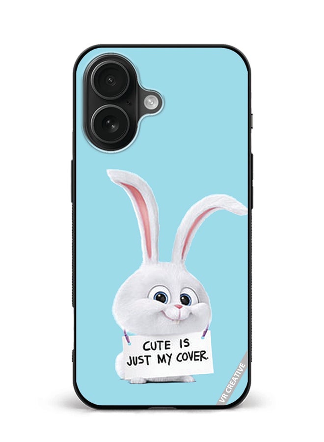 VR CREATIVE Protective Case Cover For Apple iPhone 16 Plus Bunny Design Multicolour