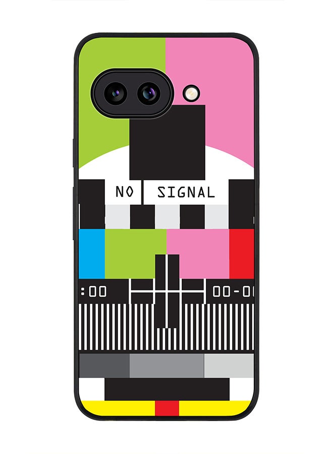 Stylizedd For Google Pixel 9a Case,Slim fit Camera Protection, Shockproof Thin Phone cover  - No Signal TV