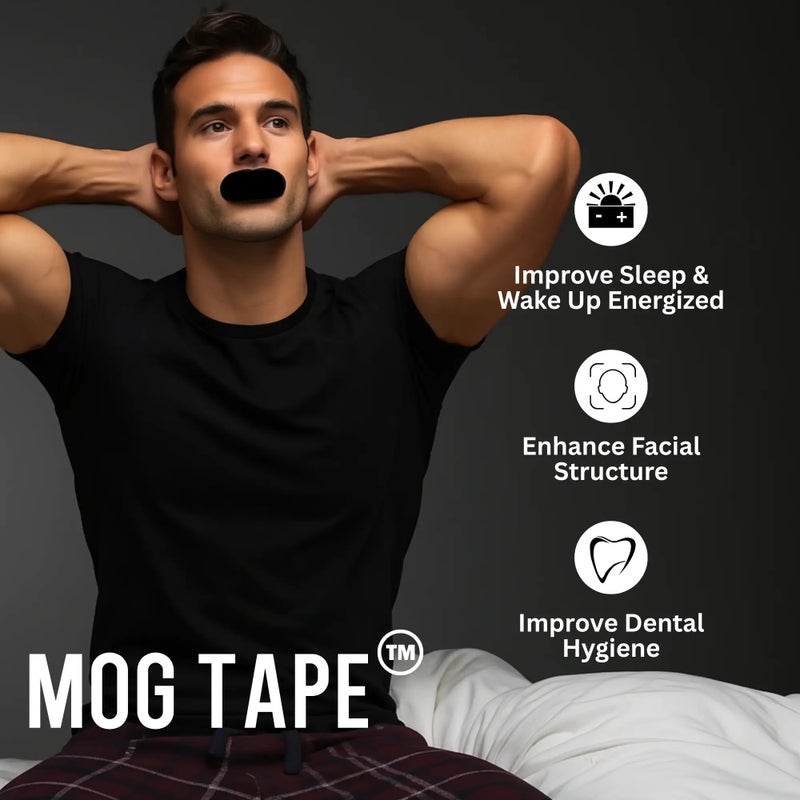 PETO one month supply mouth tape, sport accessories, 30 Strips, Mog Strips Mog Tape for sleep - Image 3