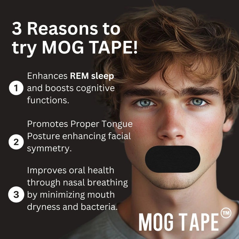 PETO one month supply mouth tape, sport accessories, 30 Strips, Mog Strips Mog Tape for sleep - Image 2