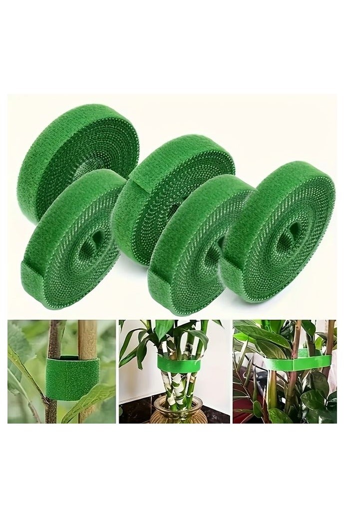 هومستر شريط ربط النباتات ذاتي اللصق -دعم الحديقة الخضراء المرنة للكروم والسيقان وكابلات البيانات، شريط سحري متعدد الوظائف لمهام الحدائق الآمنة - Image 1