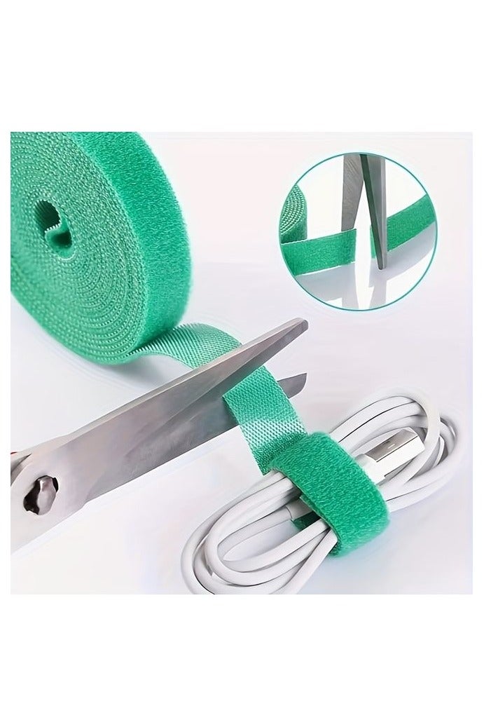 هومستر شريط ربط النباتات ذاتي اللصق -دعم الحديقة الخضراء المرنة للكروم والسيقان وكابلات البيانات، شريط سحري متعدد الوظائف لمهام الحدائق الآمنة - Image 5