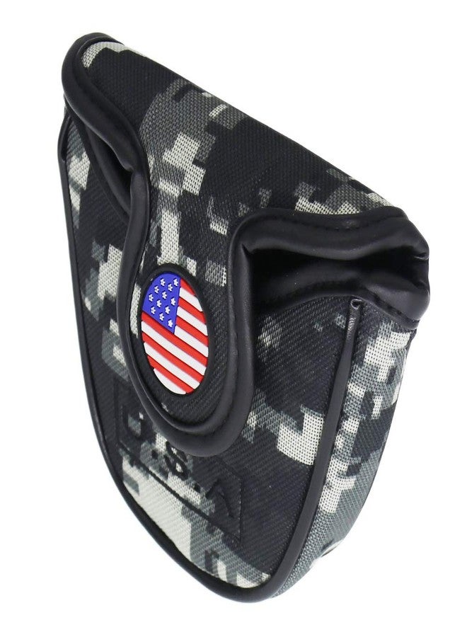SEACLOUD Golf Putter Cover USA Camouflage Golf Mallet Putter Head Cover Protector Magnetic Closure - Image 3
