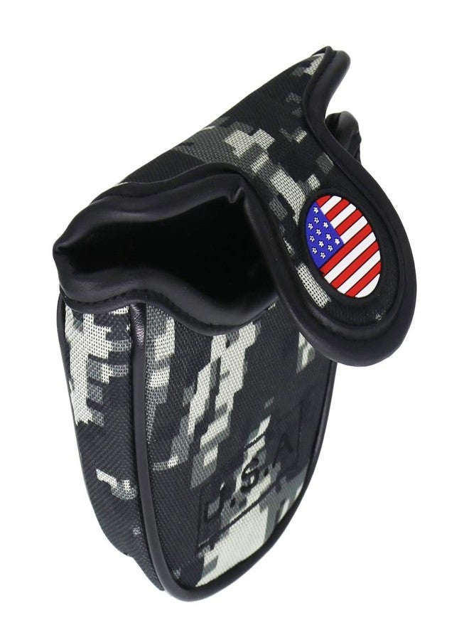 SEACLOUD Golf Putter Cover USA Camouflage Golf Mallet Putter Head Cover Protector Magnetic Closure - Image 4