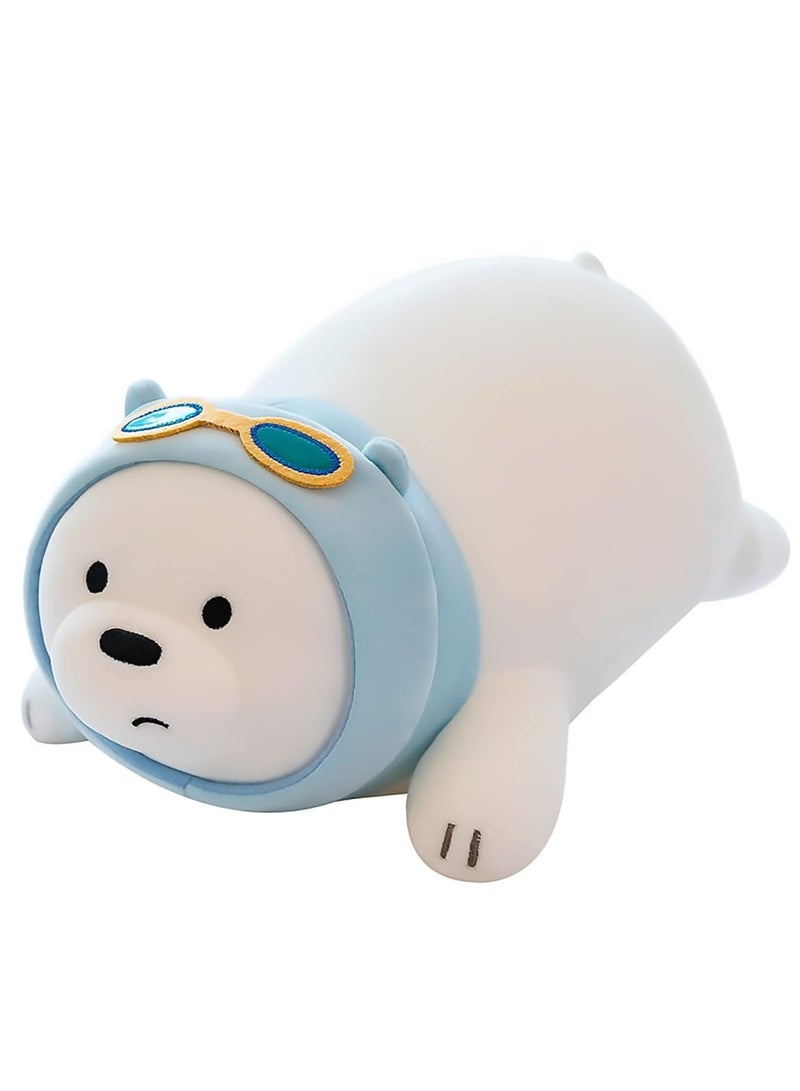 KASTWAVE Polar Bear Plush Toy, 35cm Stuffed Animal Throw Plushie Pillow Doll, Soft fluffy Friend Hugging Plushie - Present for Every Age & Occasion - Image 1