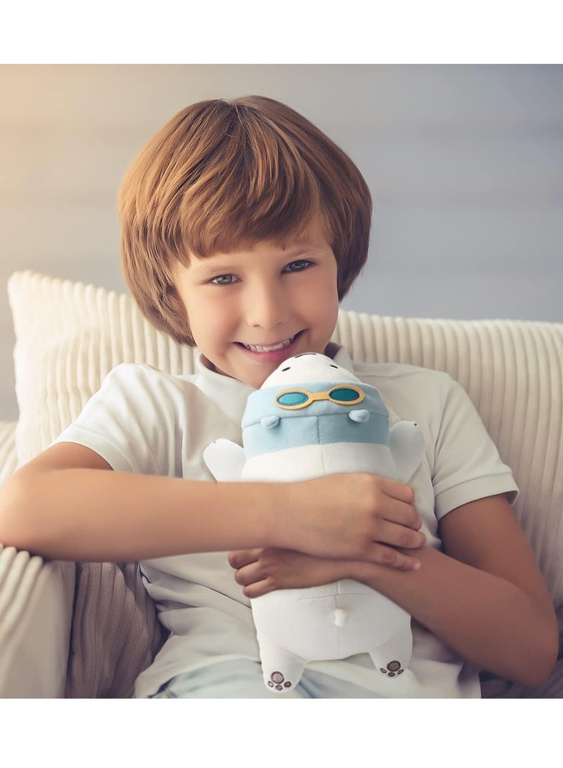 KASTWAVE Polar Bear Plush Toy, 35cm Stuffed Animal Throw Plushie Pillow Doll, Soft fluffy Friend Hugging Plushie - Present for Every Age & Occasion - Image 2