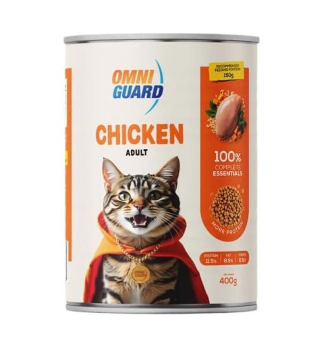 Omni Guard Chicken Adult Cats Canned Wet Food 400g - Premium Formula