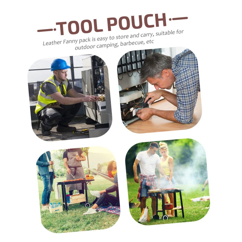 Leather Hatchet Case with Belt Loop for Camping Splitting and Outdoor Tool Storage - Image 5