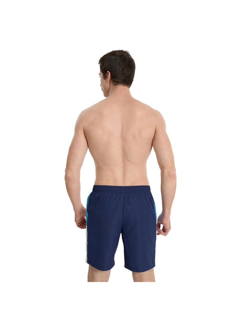 Joss Men’s Swimming Shorts - Joss Blue/Light Blue, Quick-Drying Swim Trunks with Inner Shorts, Adjustable Waist & Spacious Pockets  - Image 2