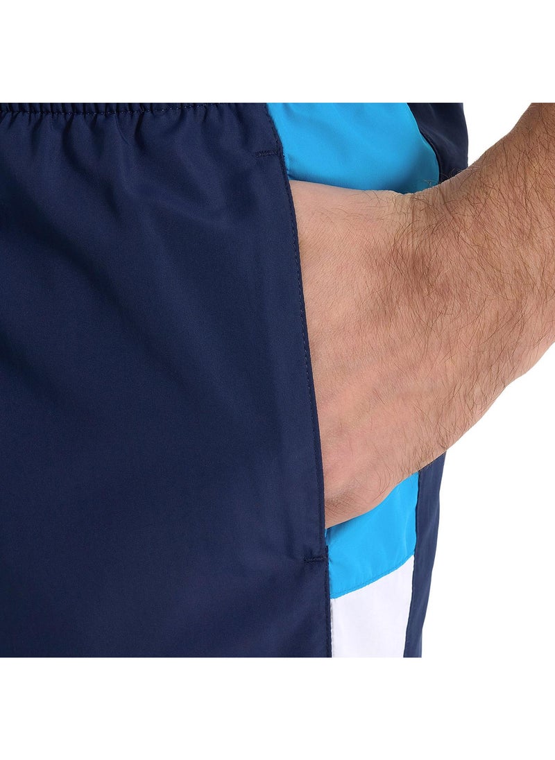 Joss Men’s Swimming Shorts - Joss Blue/Light Blue, Quick-Drying Swim Trunks with Inner Shorts, Adjustable Waist & Spacious Pockets  - Image 3