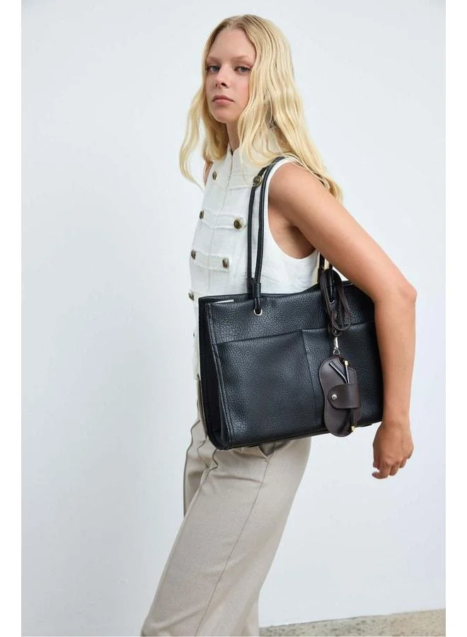 Shule Bags  Madison Black Shoulder Bag with Glasses Case. for Women | Best Price UAE