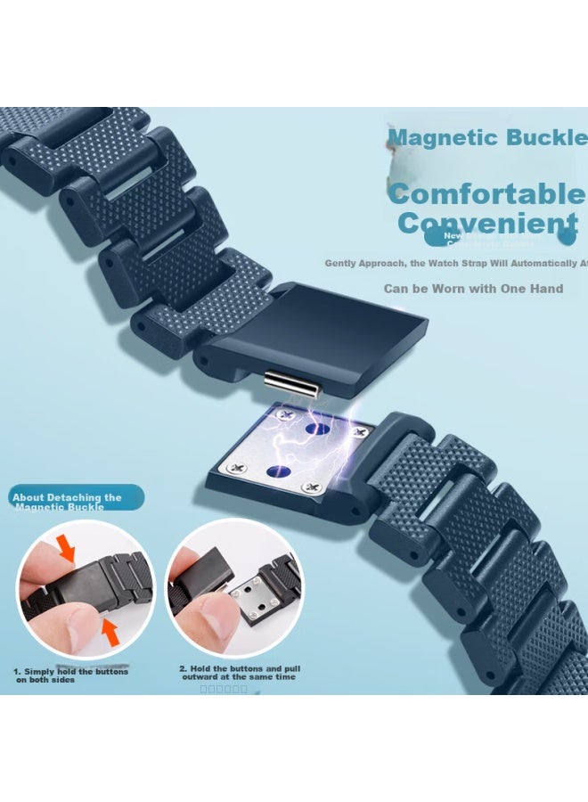 watchbond Watchband For Small Genius Kids Phone Watch Z9 Strap Z10/z8/z8a/z7 Magnetic Flash Buckle Bumblebee Q1a/z6pro Peak Youth Edition Q1r/y03/d3 Wristband - Image 1