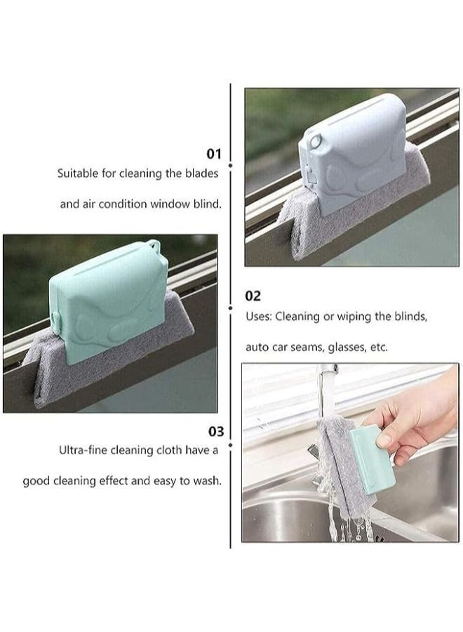 2 Pieces Hand-held Groove Gap Cleaning Tools Door Window Track Kitchen Cleaning Brushes Multipurpose Household Cleaning Tool - Image 5